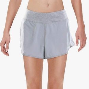 Rebook Women Running Shorts Built in Brief Sage Green Size Small